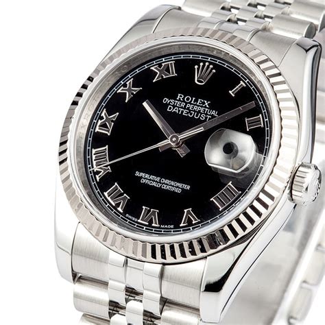 rolex oyster perpetual datejust 116234 kdj used 2004 18k|rolex datejust 36 price.